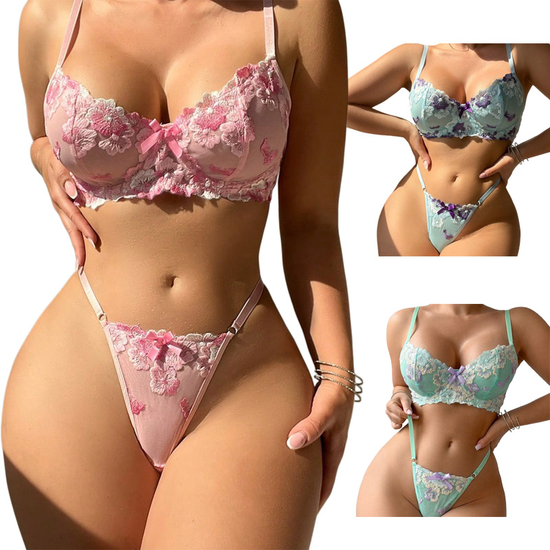 Good Floral & Wedding Decor Supply - Set di Lingerie Sexy con Ricami