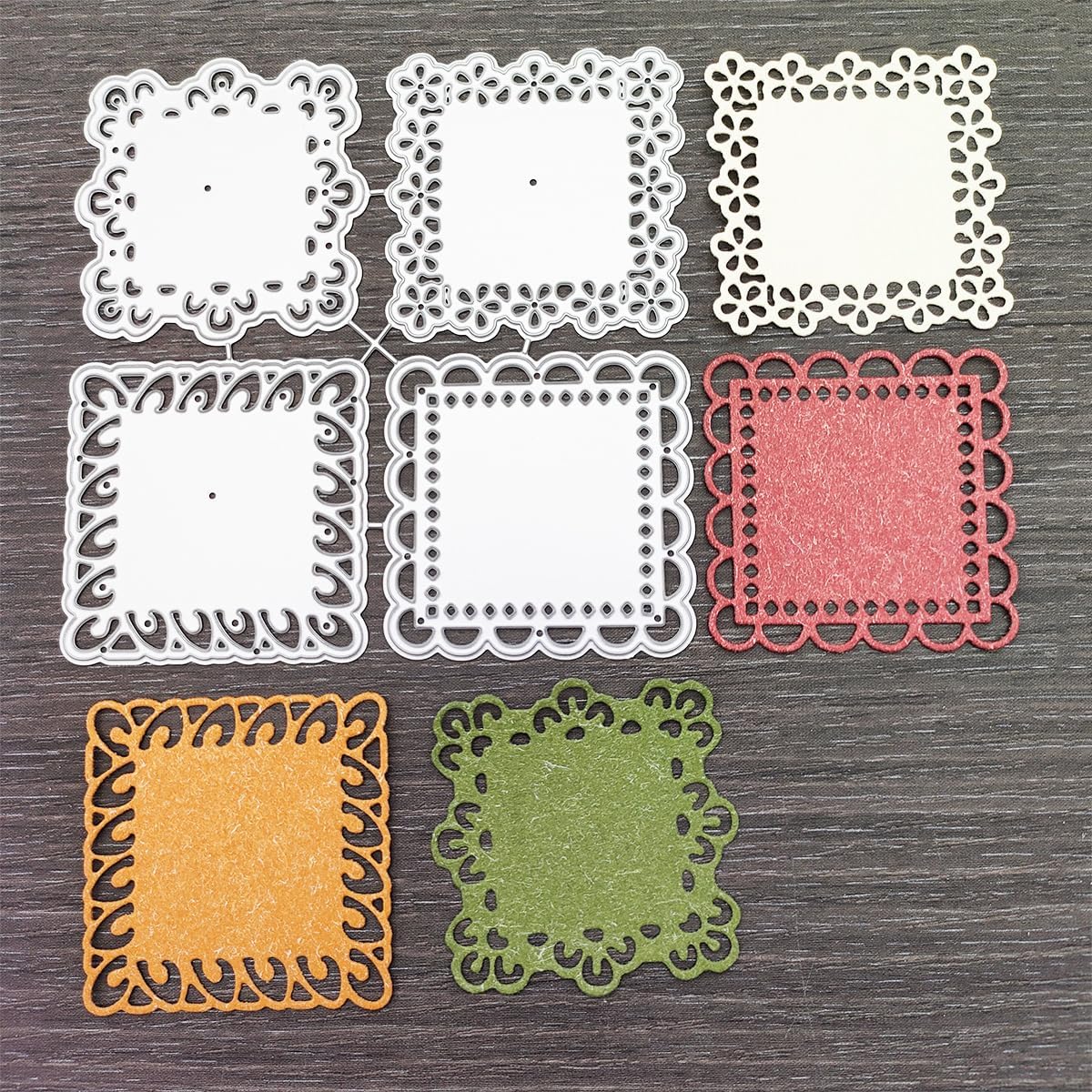 Wedding Sutra - Stampo per taglio metallizzato grigio argento,