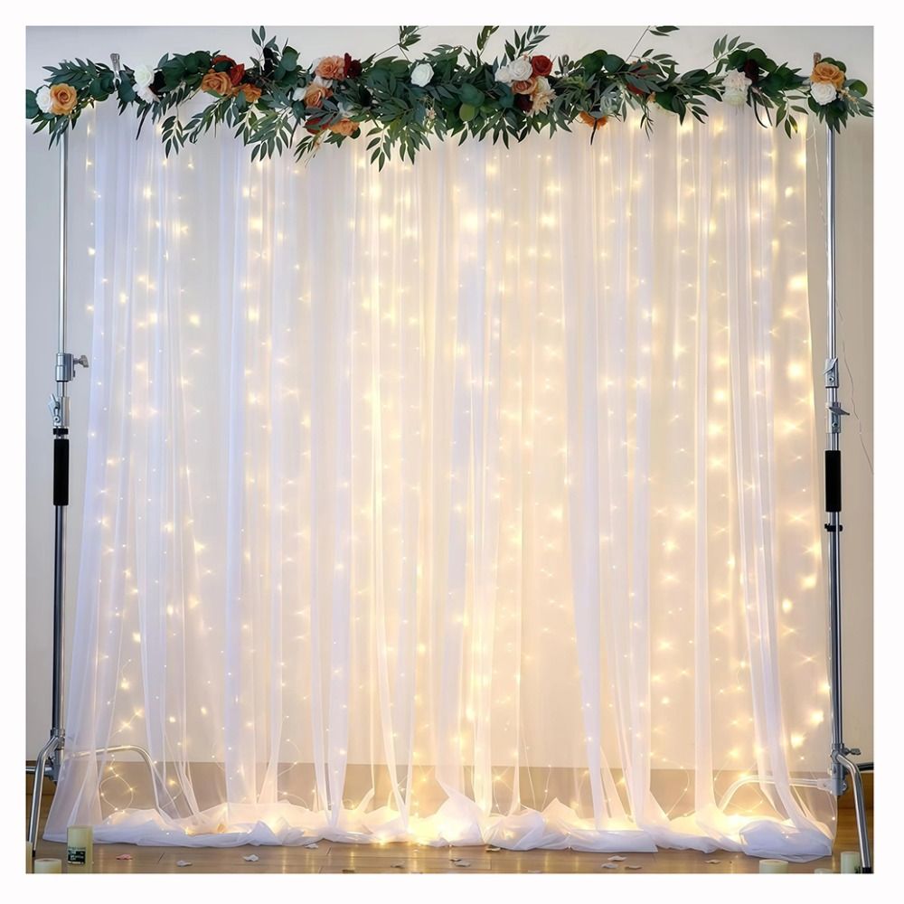 Wedding Backdrop Curtain - Tende Bianche per Sfondo Matrimonio, Tende