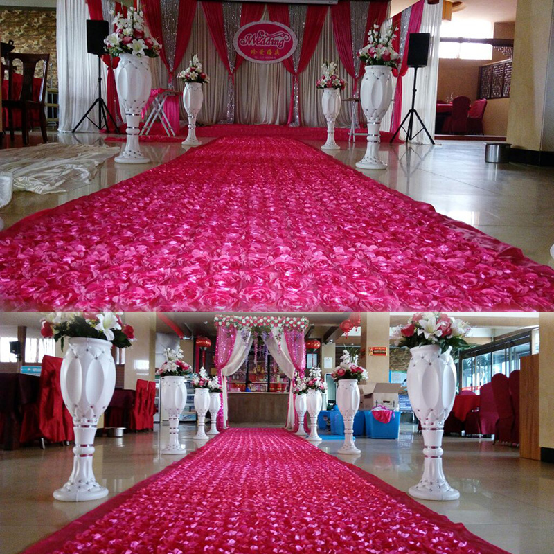 Wedding Backdrop Curtain - Tappeto Nuziale in Raso da 10