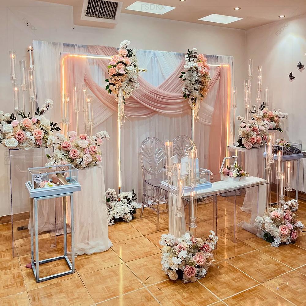 Tende bianche di misurazione p - Wedding Backdrop Curtain recensione e prezzo