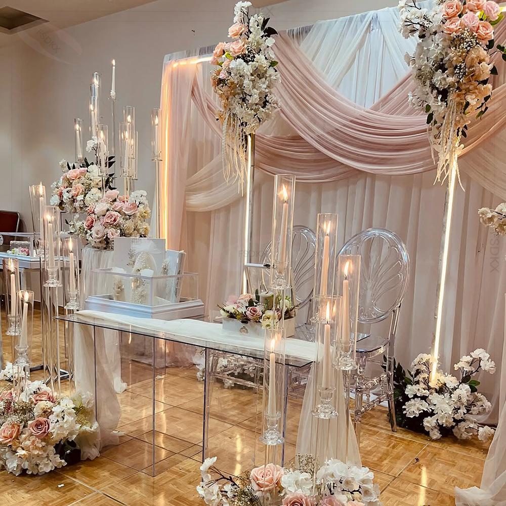 Tende bianche di misurazione p - Wedding Backdrop Curtain recensione e prezzo