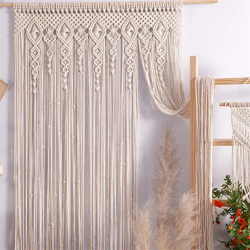 Tessuto a mano Macrame appeso  - Wedding Backdrop Curtain recensione e prezzo