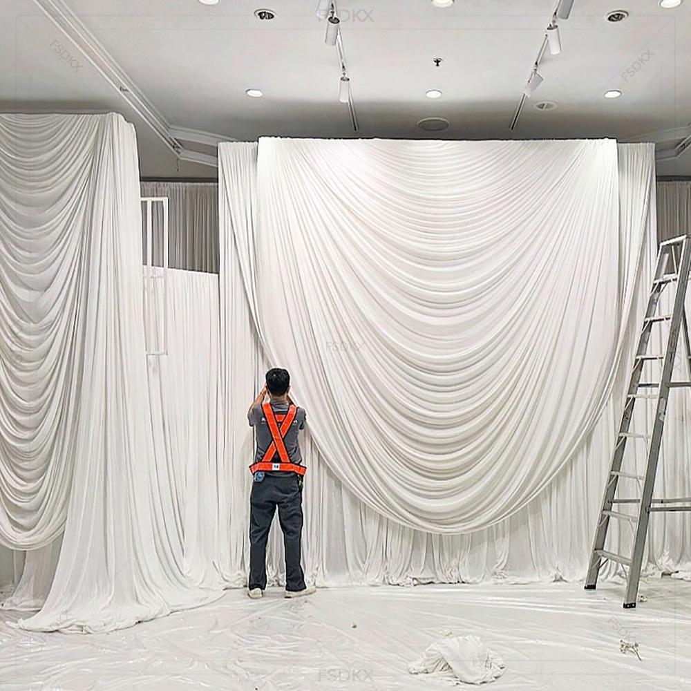 FSDKX Fondale per palcoscenico - Wedding Backdrop Curtain recensione e prezzo