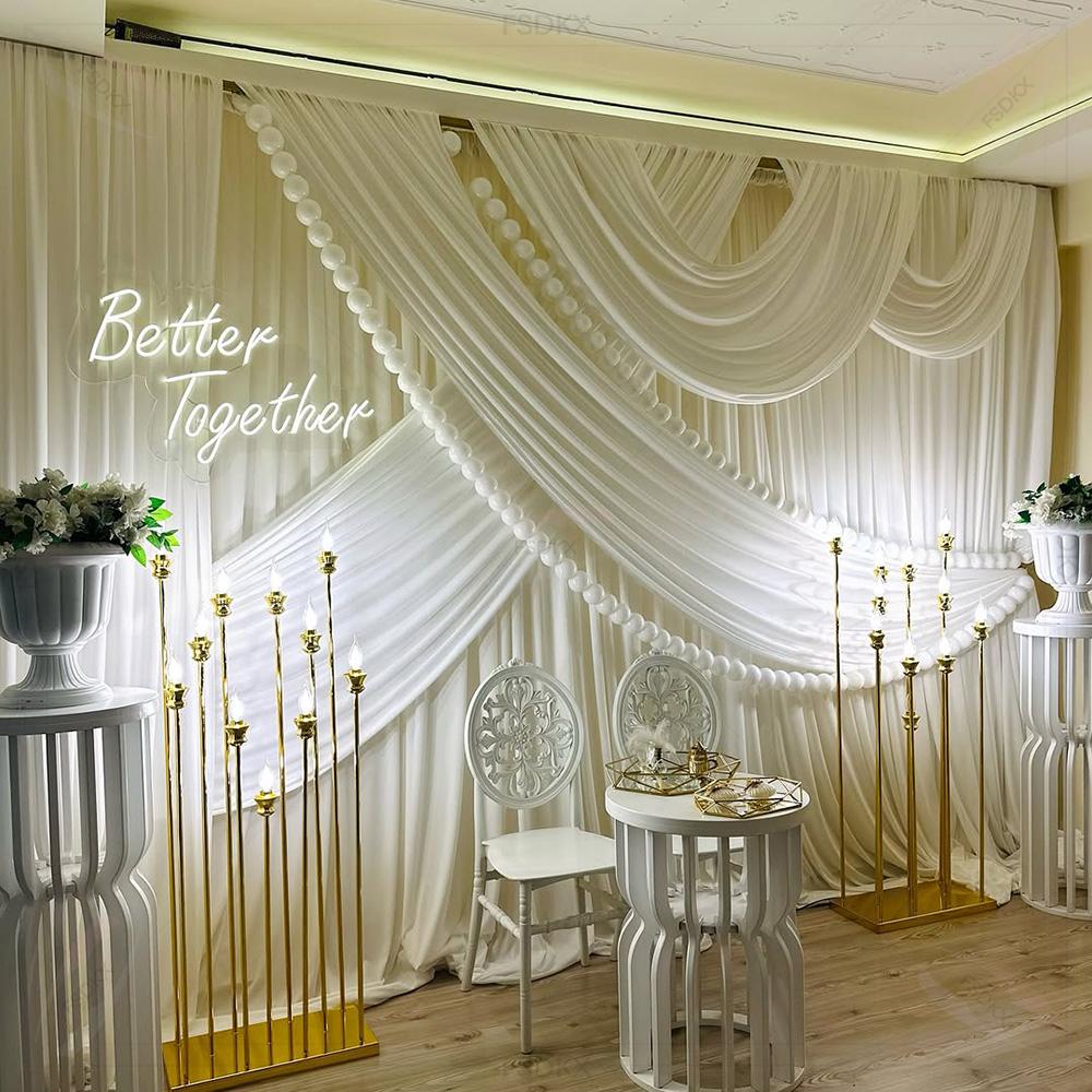FSDKX Fondale per palcoscenico - Wedding Backdrop Curtain recensione e prezzo