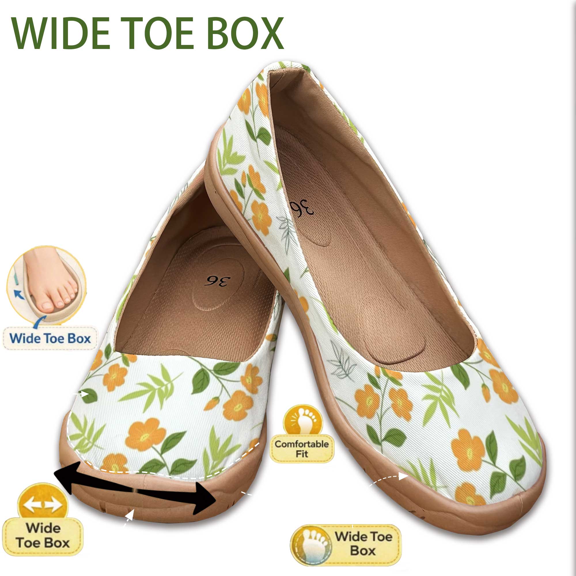 Buone notizie per i piedi larg - Good Floral & Wedding Decor Supply recensione e prezzo