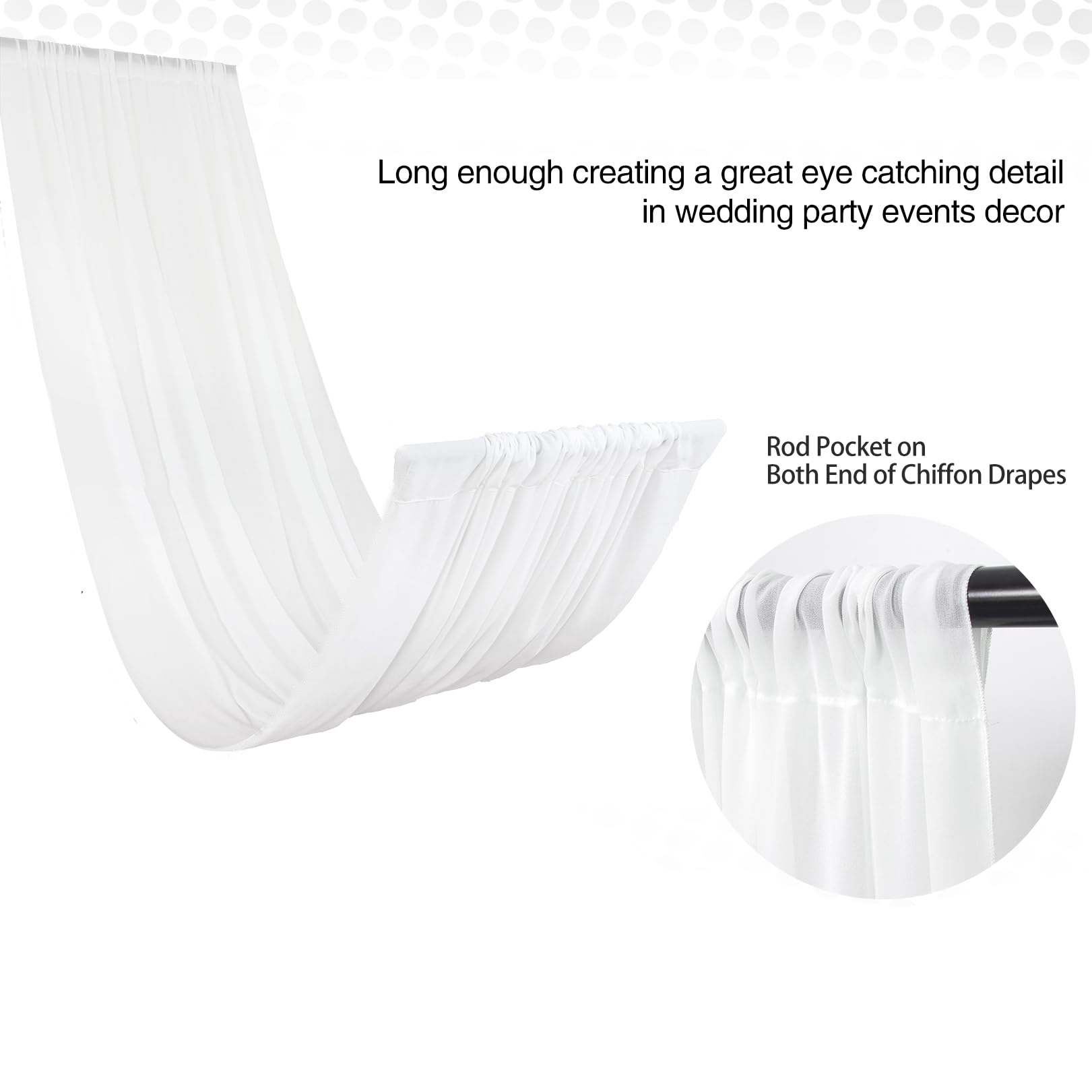 Arco nuziale Soffitto Drappo D - Wedding Backdrop Curtain recensione e prezzo